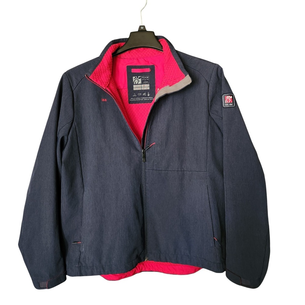 Chik Fil A Team Style Oobe Employee Windbreaker Lined Puffer Jacket‎ Size XL